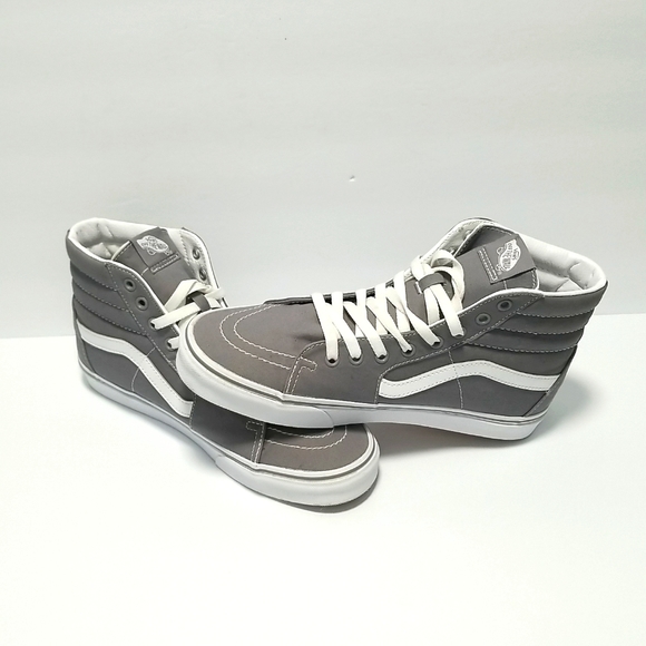 Vans Other - VANS Men's Skateboard Shoe, High Top Grey Canvas Size 10  Off the Wall